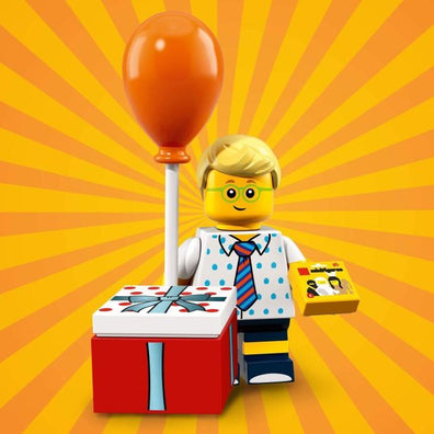 LEGO Minifigure-Birthday Party Boy-Collectible Minifigures / Series 18-COL18-16-Creative Brick Builders